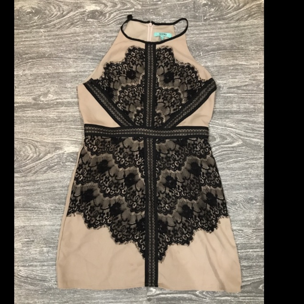 Nude Lace Dress